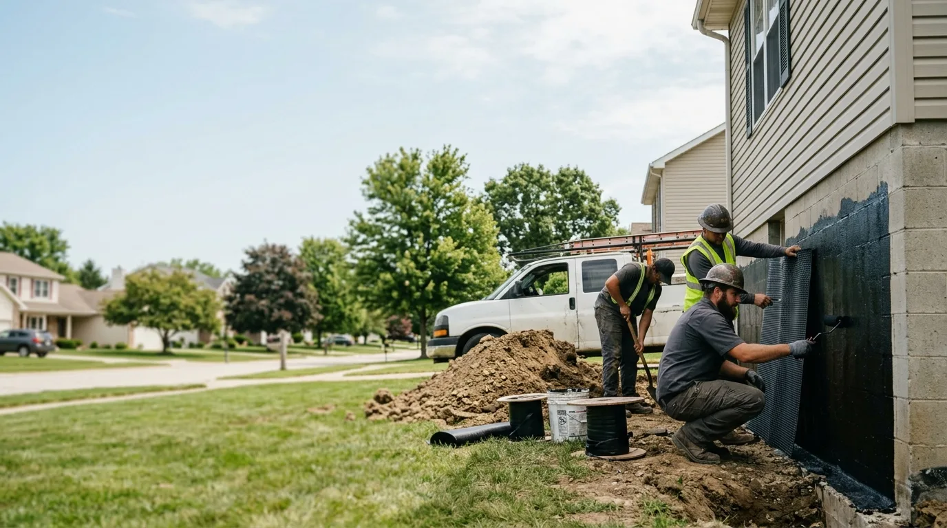 Basement Waterproofing in Burkettsville, OH near me